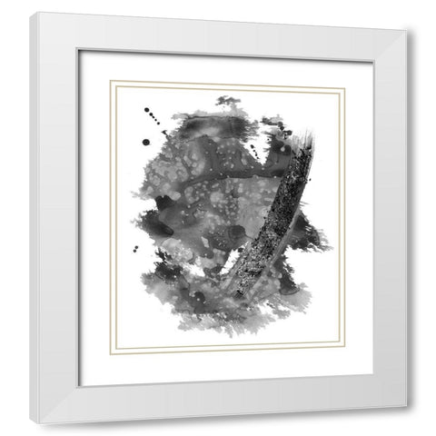 Dolomite II White Modern Wood Framed Art Print with Double Matting by Binder, Vanessa