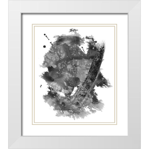 Dolomite II White Modern Wood Framed Art Print with Double Matting by Binder, Vanessa