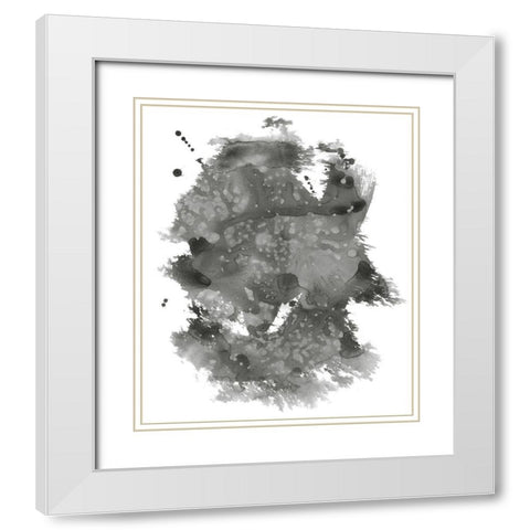 Dolomite II White Modern Wood Framed Art Print with Double Matting by Binder, Vanessa