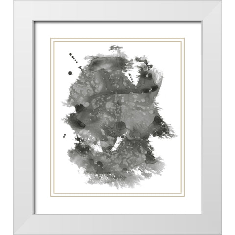 Dolomite II White Modern Wood Framed Art Print with Double Matting by Binder, Vanessa