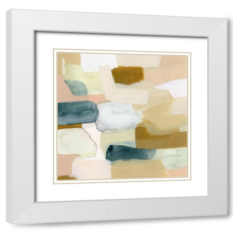 Wafer I White Modern Wood Framed Art Print with Double Matting by Popp, Grace