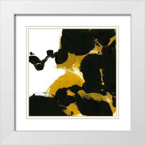 Message to Motherwell I White Modern Wood Framed Art Print with Double Matting by Green, Jacob