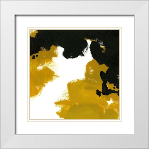 Message to Motherwell II White Modern Wood Framed Art Print with Double Matting by Green, Jacob