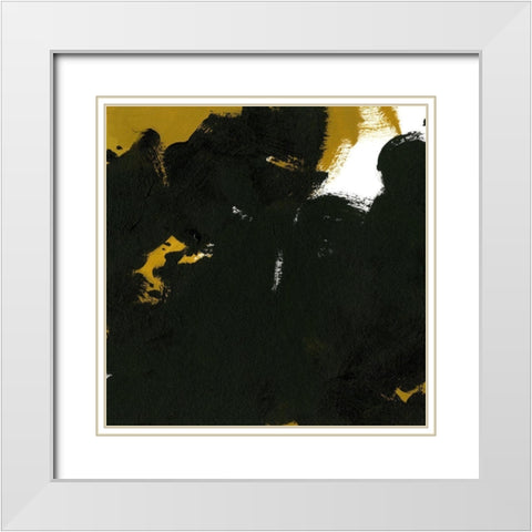 Message to Motherwell IV White Modern Wood Framed Art Print with Double Matting by Green, Jacob