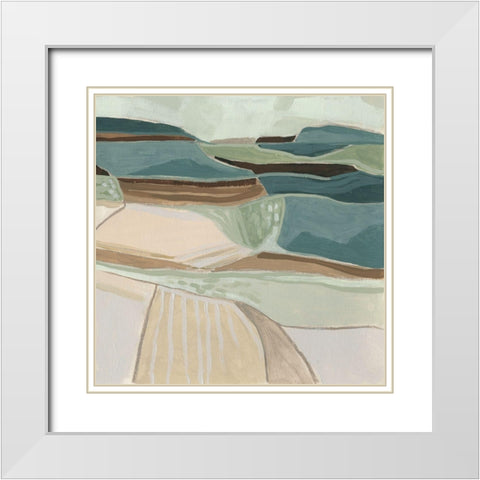 Idlewilde I White Modern Wood Framed Art Print with Double Matting by Vess, June Erica