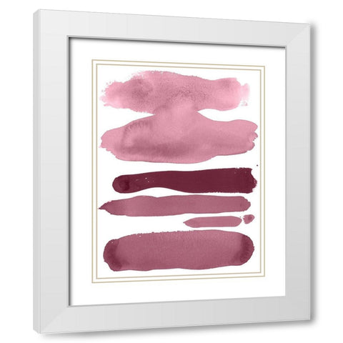 Custom Tuscan Sunset I White Modern Wood Framed Art Print with Double Matting by Delamater, Rob