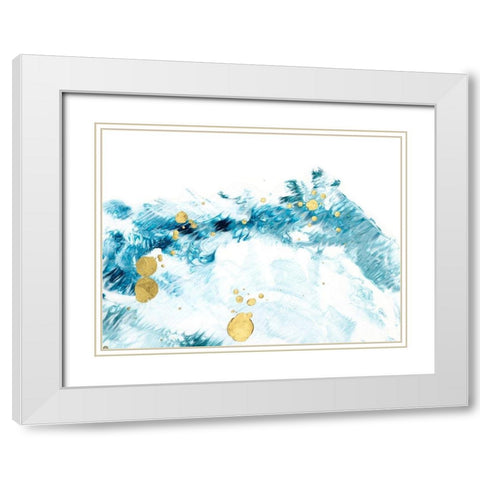 Tidal I White Modern Wood Framed Art Print with Double Matting by Harper, Ethan