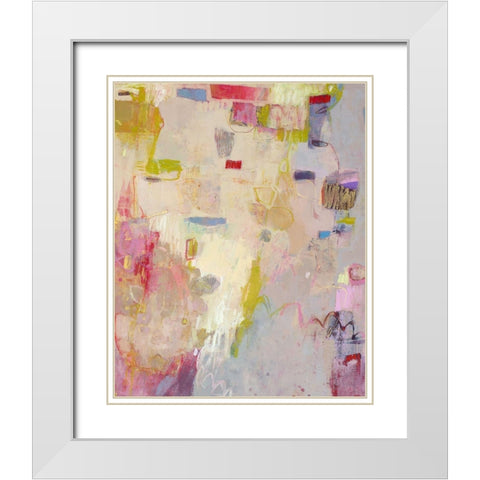 Moli White Modern Wood Framed Art Print with Double Matting by Jachimiec, Sue