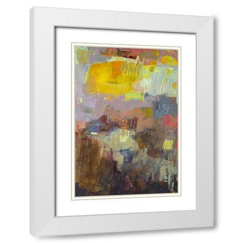 Laud White Modern Wood Framed Art Print with Double Matting by Jachimiec, Sue