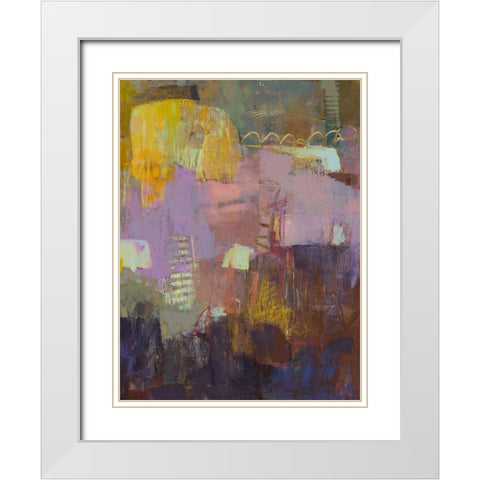 Rith White Modern Wood Framed Art Print with Double Matting by Jachimiec, Sue