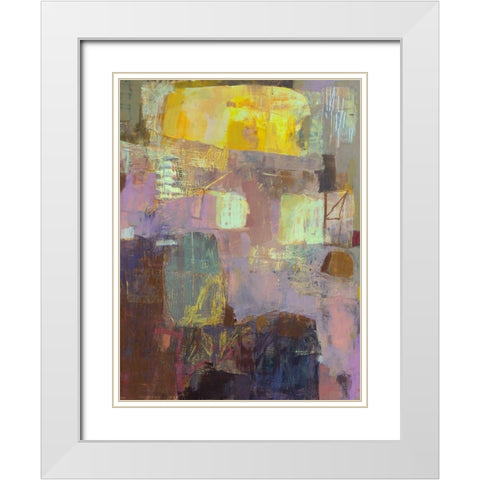 Role White Modern Wood Framed Art Print with Double Matting by Jachimiec, Sue