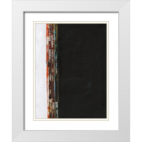 A Sense of Space II White Modern Wood Framed Art Print with Double Matting by Fuchs, Jodi