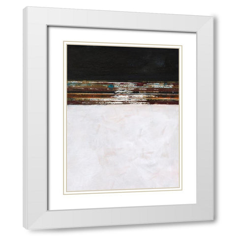 A Sense of Space III White Modern Wood Framed Art Print with Double Matting by Fuchs, Jodi
