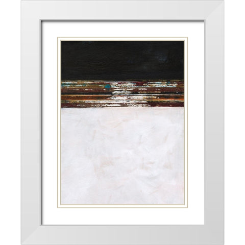 A Sense of Space III White Modern Wood Framed Art Print with Double Matting by Fuchs, Jodi