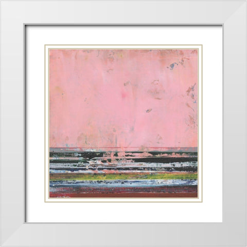 Surreal Horizons II White Modern Wood Framed Art Print with Double Matting by Fuchs, Jodi