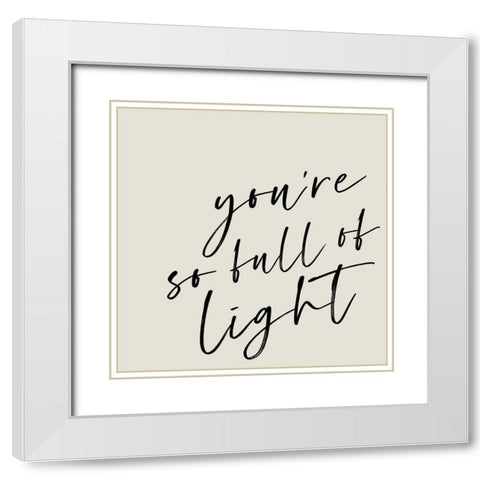 Youre Magic II White Modern Wood Framed Art Print with Double Matting by Hambly, Anna