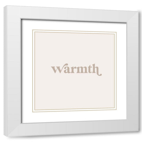 Qualities VI White Modern Wood Framed Art Print with Double Matting by Hambly, Anna