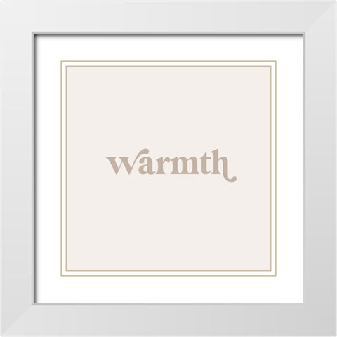 Qualities VI White Modern Wood Framed Art Print with Double Matting by Hambly, Anna