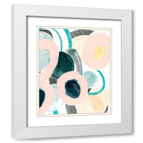 Planetarium I White Modern Wood Framed Art Print with Double Matting by Popp, Grace