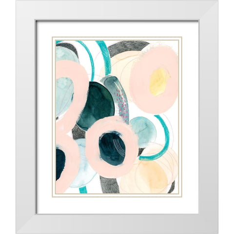 Planetarium I White Modern Wood Framed Art Print with Double Matting by Popp, Grace