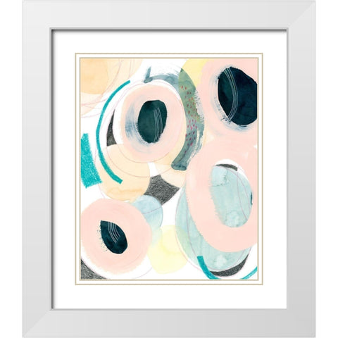 Planetarium II White Modern Wood Framed Art Print with Double Matting by Popp, Grace