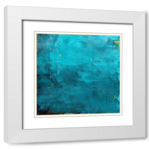 Nereid IV White Modern Wood Framed Art Print with Double Matting by Green, Jacob