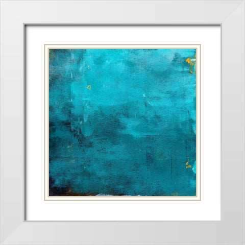 Nereid IV White Modern Wood Framed Art Print with Double Matting by Green, Jacob