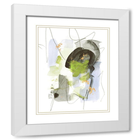 Bitter Sweet I White Modern Wood Framed Art Print with Double Matting by Wang, Melissa