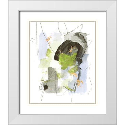 Bitter Sweet I White Modern Wood Framed Art Print with Double Matting by Wang, Melissa