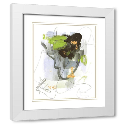 Bitter Sweet II White Modern Wood Framed Art Print with Double Matting by Wang, Melissa