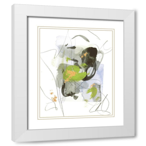 Bitter Sweet III White Modern Wood Framed Art Print with Double Matting by Wang, Melissa