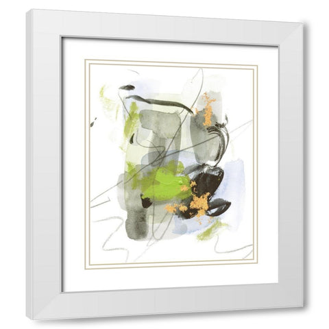 Bitter Sweet IV White Modern Wood Framed Art Print with Double Matting by Wang, Melissa