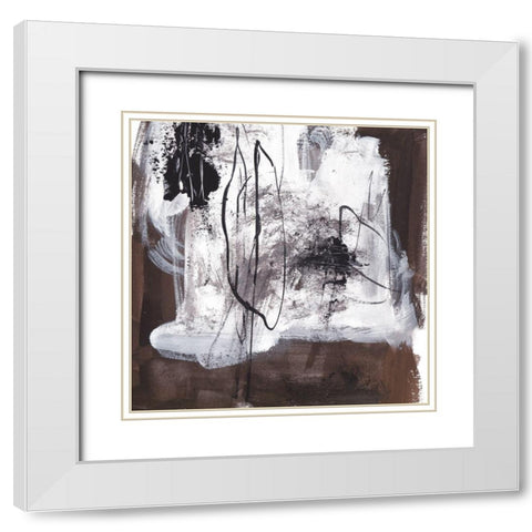 Lakeside Birch IV White Modern Wood Framed Art Print with Double Matting by Wang, Melissa
