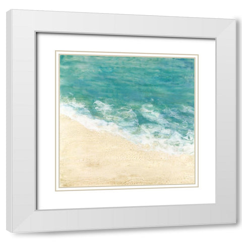 Journey from  the Deep I White Modern Wood Framed Art Print with Double Matting by Shanti, Shima