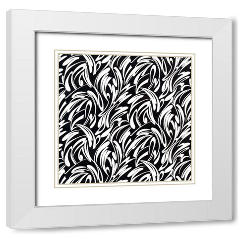Graphic Design I White Modern Wood Framed Art Print with Double Matting by Baxter Mill Archive