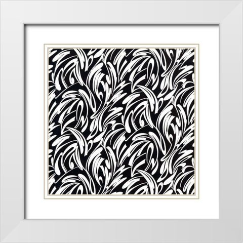 Graphic Design I White Modern Wood Framed Art Print with Double Matting by Baxter Mill Archive