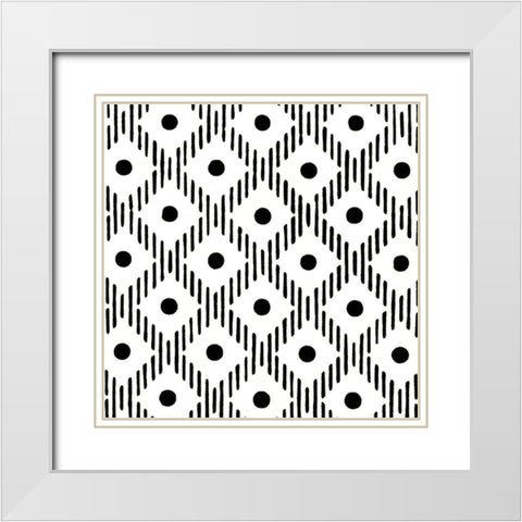 Graphic Design II White Modern Wood Framed Art Print with Double Matting by Baxter Mill Archive