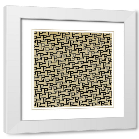 Graphic Design III White Modern Wood Framed Art Print with Double Matting by Baxter Mill Archive