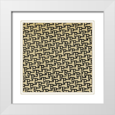 Graphic Design III White Modern Wood Framed Art Print with Double Matting by Baxter Mill Archive