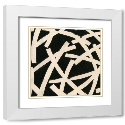 Graphic Design IV White Modern Wood Framed Art Print with Double Matting by Baxter Mill Archive