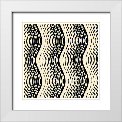 Graphic Design VIII White Modern Wood Framed Art Print with Double Matting by Baxter Mill Archive
