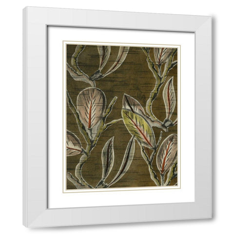 Delicate Deco Pattern VIII White Modern Wood Framed Art Print with Double Matting by Baxter Mill Archive