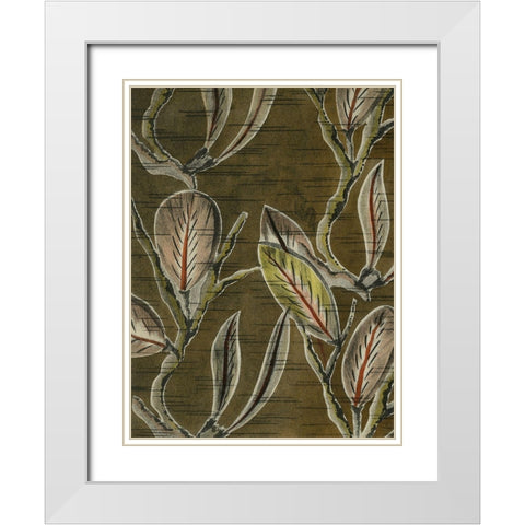 Delicate Deco Pattern VIII White Modern Wood Framed Art Print with Double Matting by Baxter Mill Archive