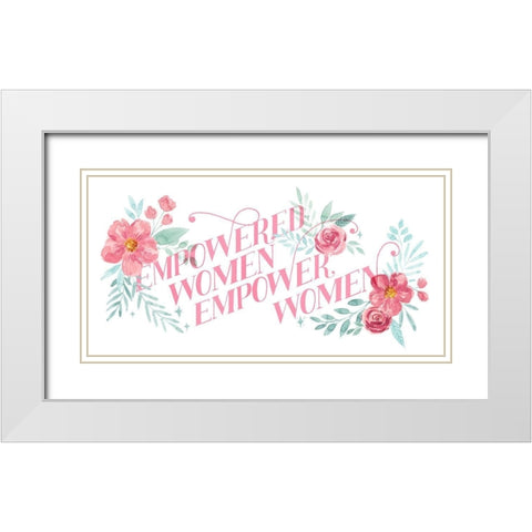 Women Up II White Modern Wood Framed Art Print with Double Matting by Popp, Grace