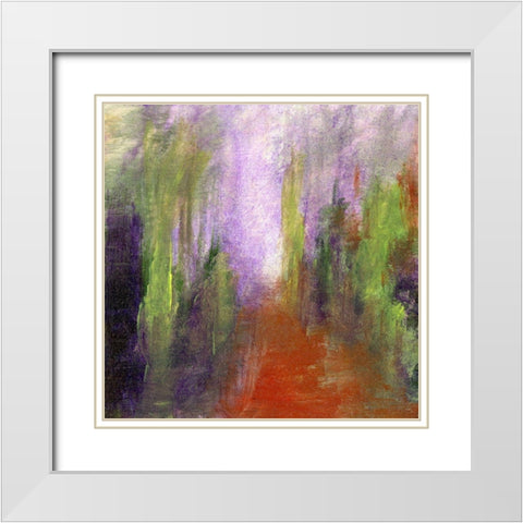 By Means of My Heart White Modern Wood Framed Art Print with Double Matting by Suderman, Karen
