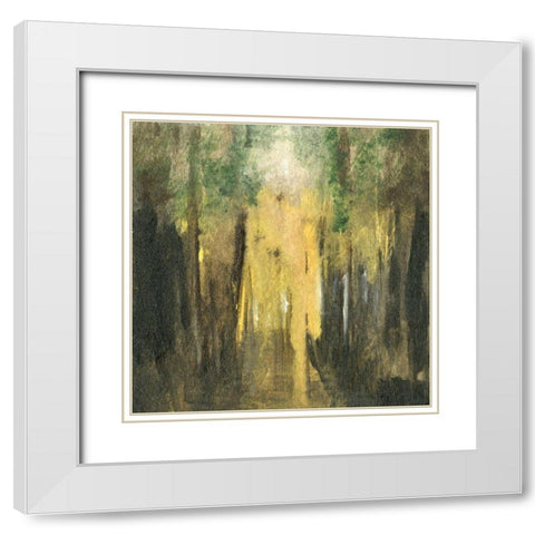 Breathe White Modern Wood Framed Art Print with Double Matting by Suderman, Karen