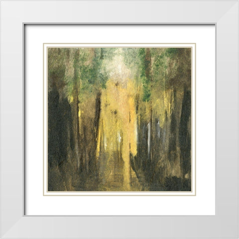 Breathe White Modern Wood Framed Art Print with Double Matting by Suderman, Karen