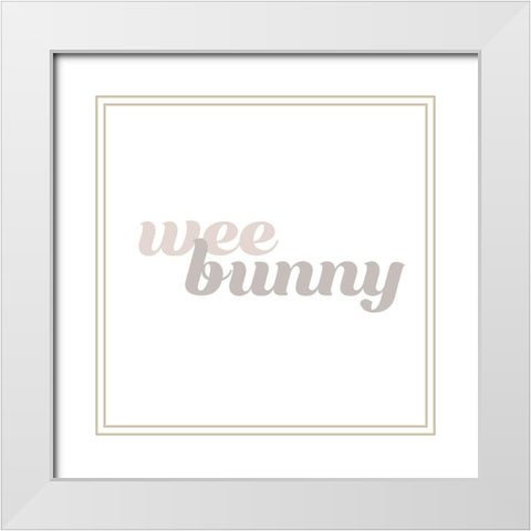 BBs III White Modern Wood Framed Art Print with Double Matting by Hambly, Anna
