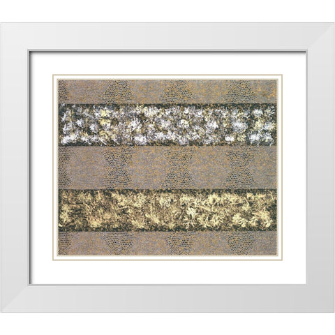 Shagreen White Modern Wood Framed Art Print with Double Matting by Baxter Mill Archive