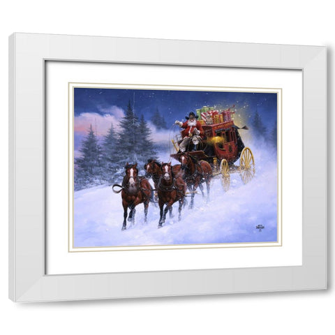 Nicks Express White Modern Wood Framed Art Print with Double Matting by Sorenson, Jack